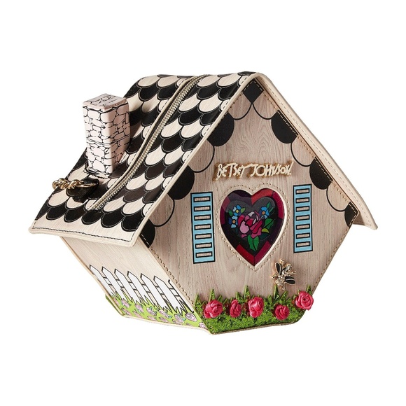 Betsey Johnson Handbags - Home Tweet Home 3D Birdhouse Crossbody Bag